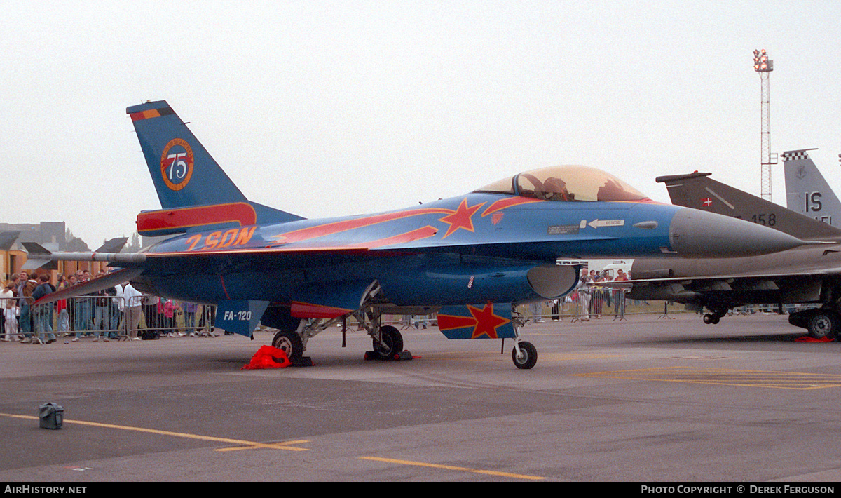 Aircraft Photo of FA-120 | General Dynamics F-16A Fighting Falcon | Belgium - Air Force | AirHistory.net #628760