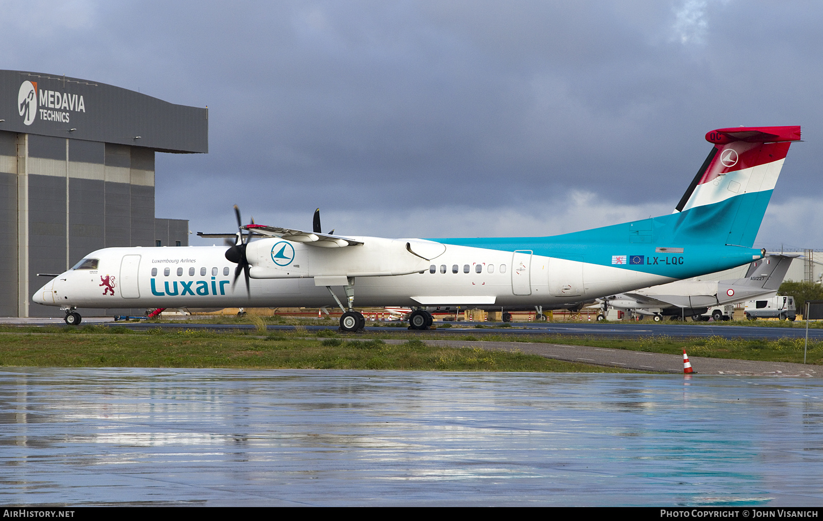 Aircraft Photo of LX-LQC | Bombardier DHC-8-402 Dash 8 | Luxair | AirHistory.net #628796
