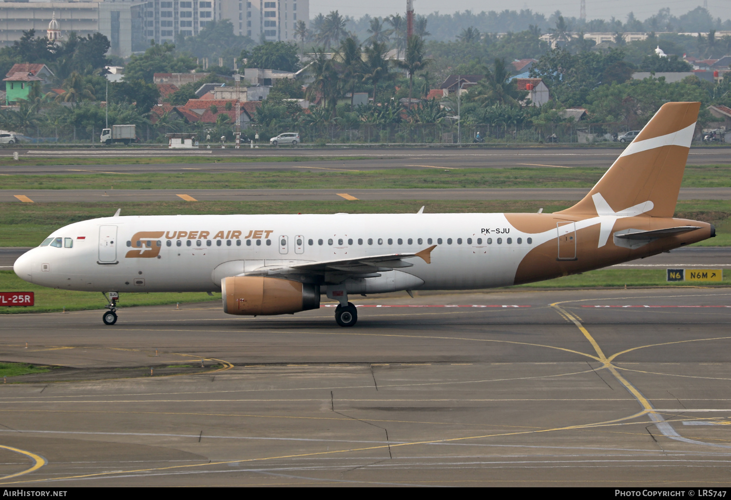 Aircraft Photo of PK-SJU | Airbus A320-232 | Super Air Jet | AirHistory.net #628823