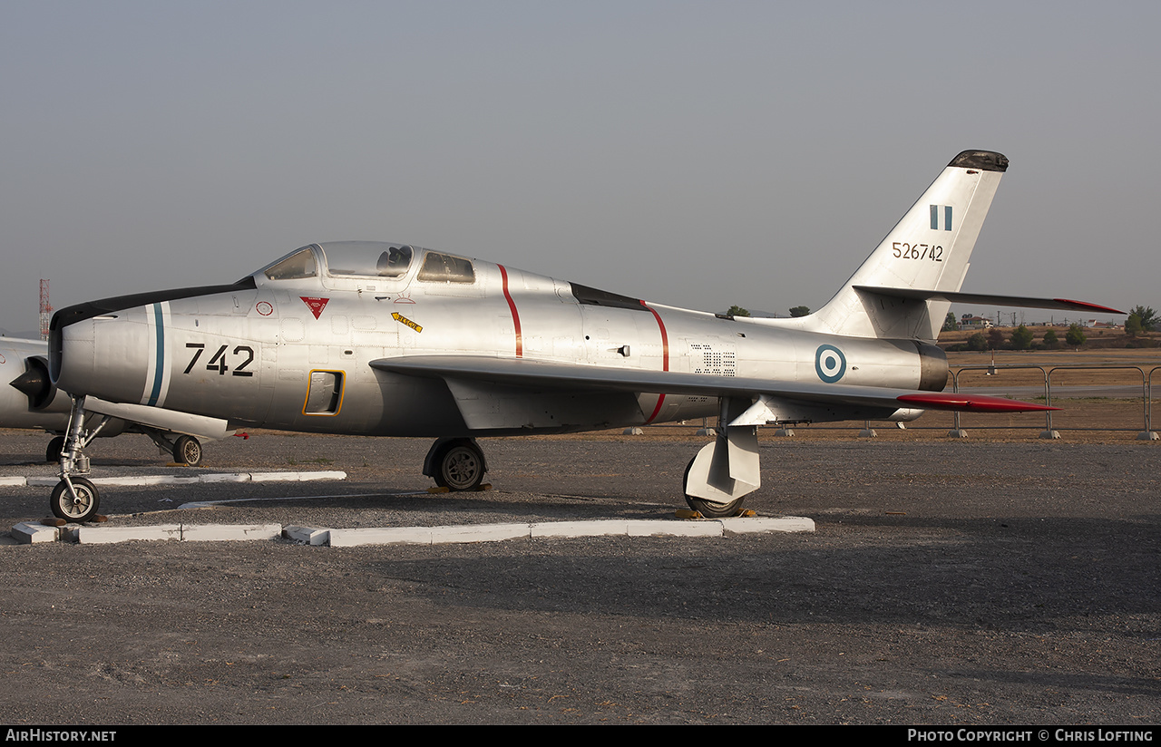 Aircraft Photo of 526742 | Republic F-84F Thunderstreak | Greece - Air Force | AirHistory.net #628841