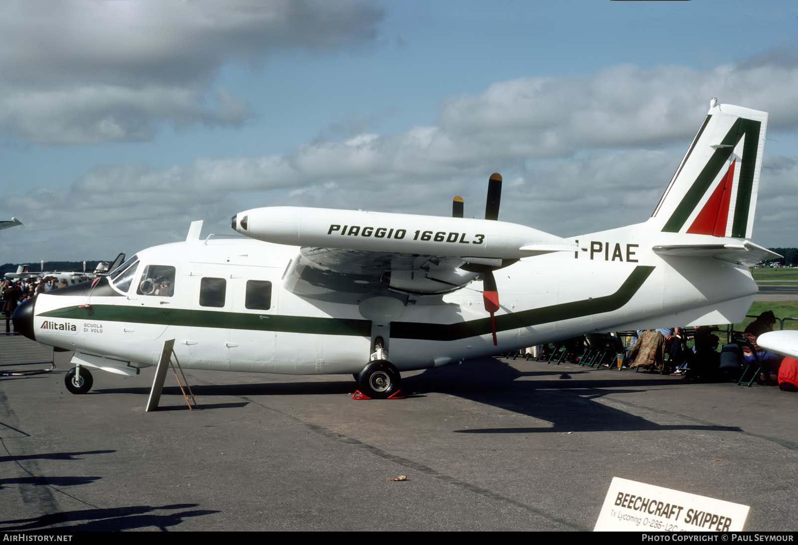 Aircraft Photo of I-PIAE | Piaggio P-166DL-3 | Alitalia - Scuola di Volo | AirHistory.net #628843