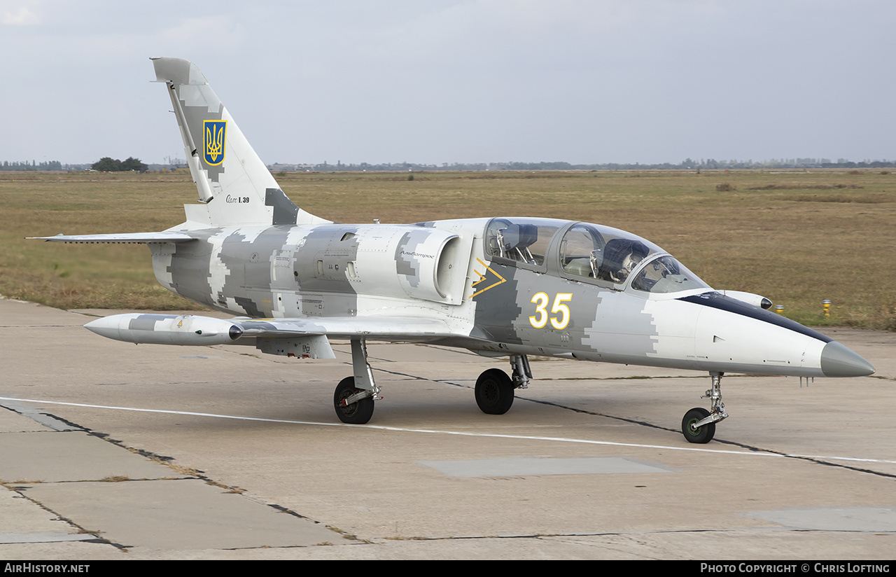Aircraft Photo of 35 white | Aero L-39 Albatros | Ukraine - Air Force | AirHistory.net #628857
