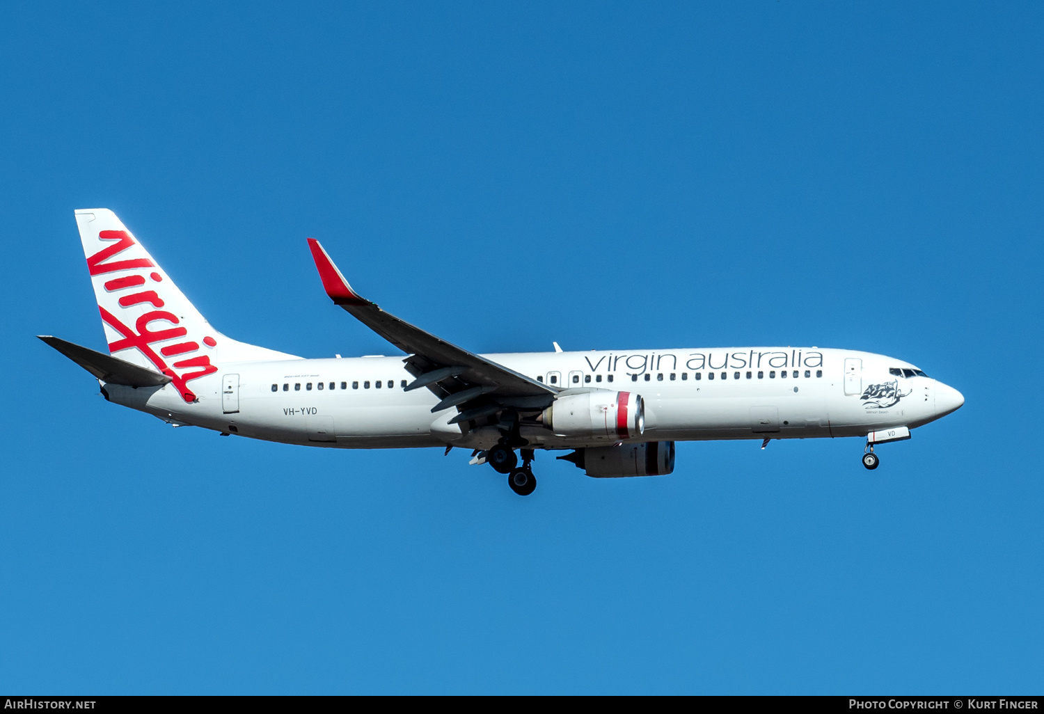Aircraft Photo of VH-YVD | Boeing 737-8FE | Virgin Australia Airlines | AirHistory.net #628885