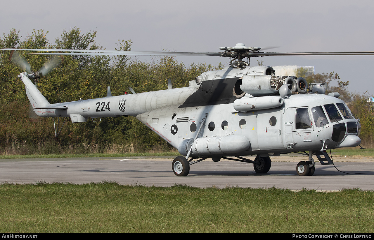 Aircraft Photo of 224 | Mil Mi-171Sh | Croatia - Air Force | AirHistory.net #628910