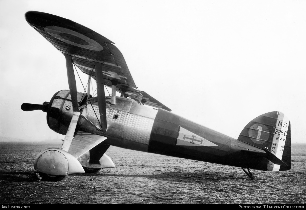 Aircraft Photo of 42 | Morane-Saulnier MS 225 C | France - Air Force | AirHistory.net #628913