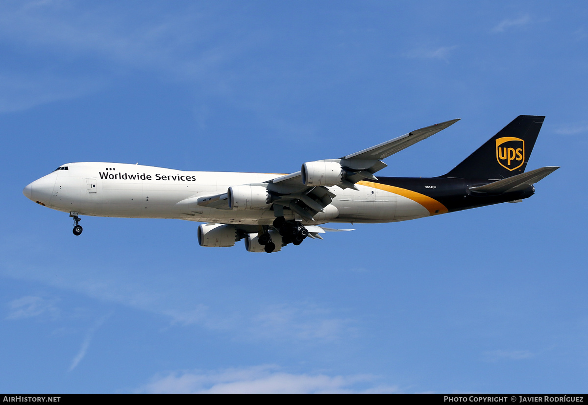 Aircraft Photo of N614UP | Boeing 747-8F | United Parcel Service - UPS | AirHistory.net #628919
