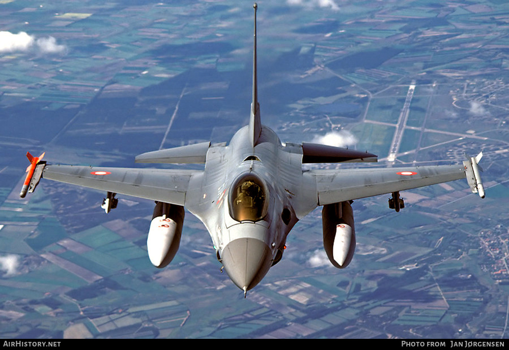 Aircraft Photo of E-604 | General Dynamics F-16A Fighting Falcon | Denmark - Air Force | AirHistory.net #628947