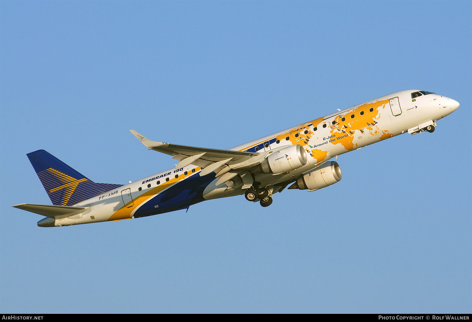 Aircraft Photo of PP-XMB | Embraer 190STD (ERJ-190-100STD) | Embraer | AirHistory.net #628966