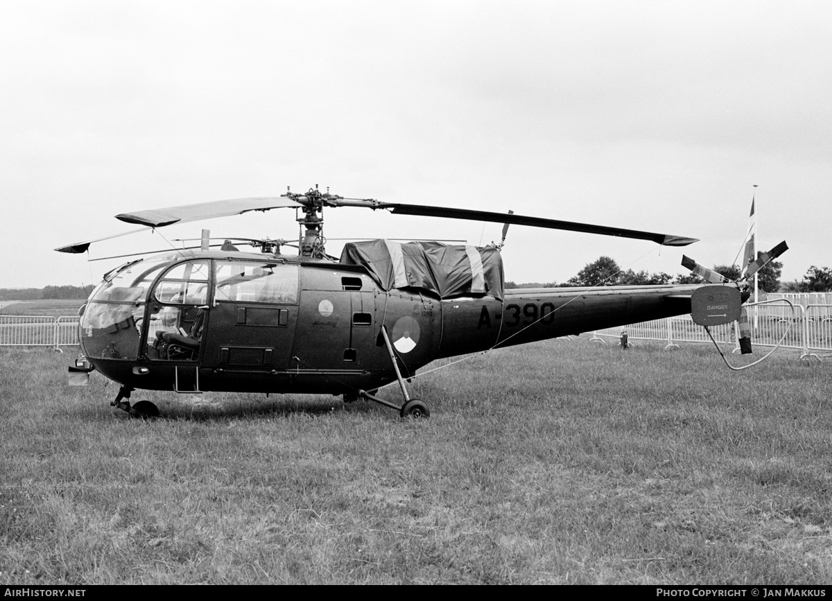 Aircraft Photo of A-390 | Sud SA-316B Alouette III | Netherlands - Air Force | AirHistory.net #628968