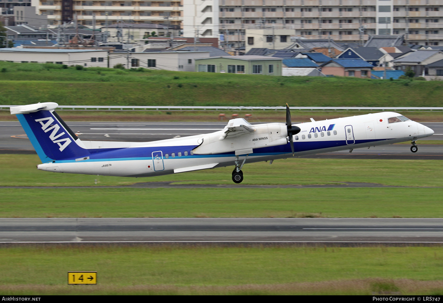 Aircraft Photo of JA857A | Bombardier DHC-8-402 Dash 8 | All Nippon Airways - ANA Wings | AirHistory.net #628976