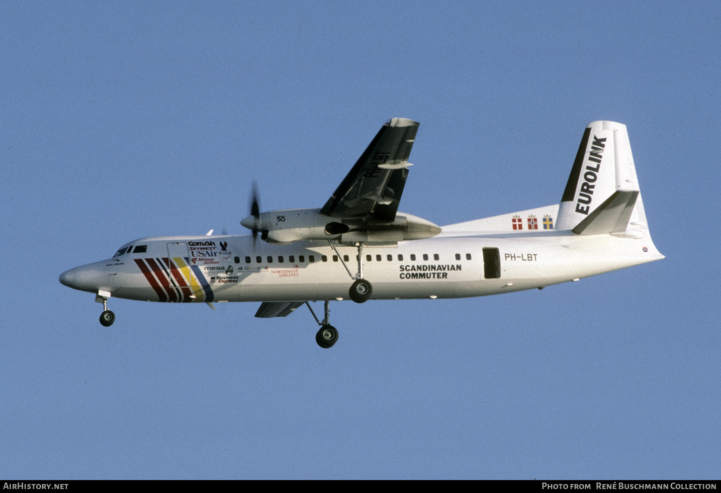 Aircraft Photo of PH-LBT | Fokker 50 | Scandinavian Commuter - Eurolink | AirHistory.net #628979