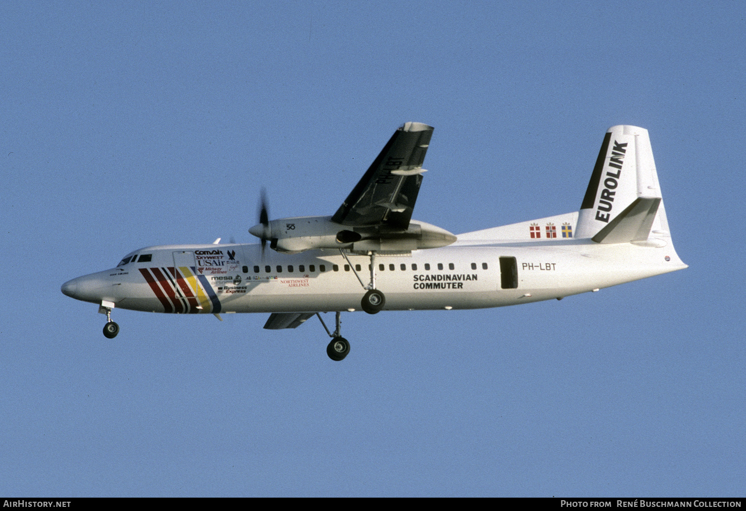 Aircraft Photo of PH-LBT | Fokker 50 | Scandinavian Commuter - Eurolink | AirHistory.net #628979