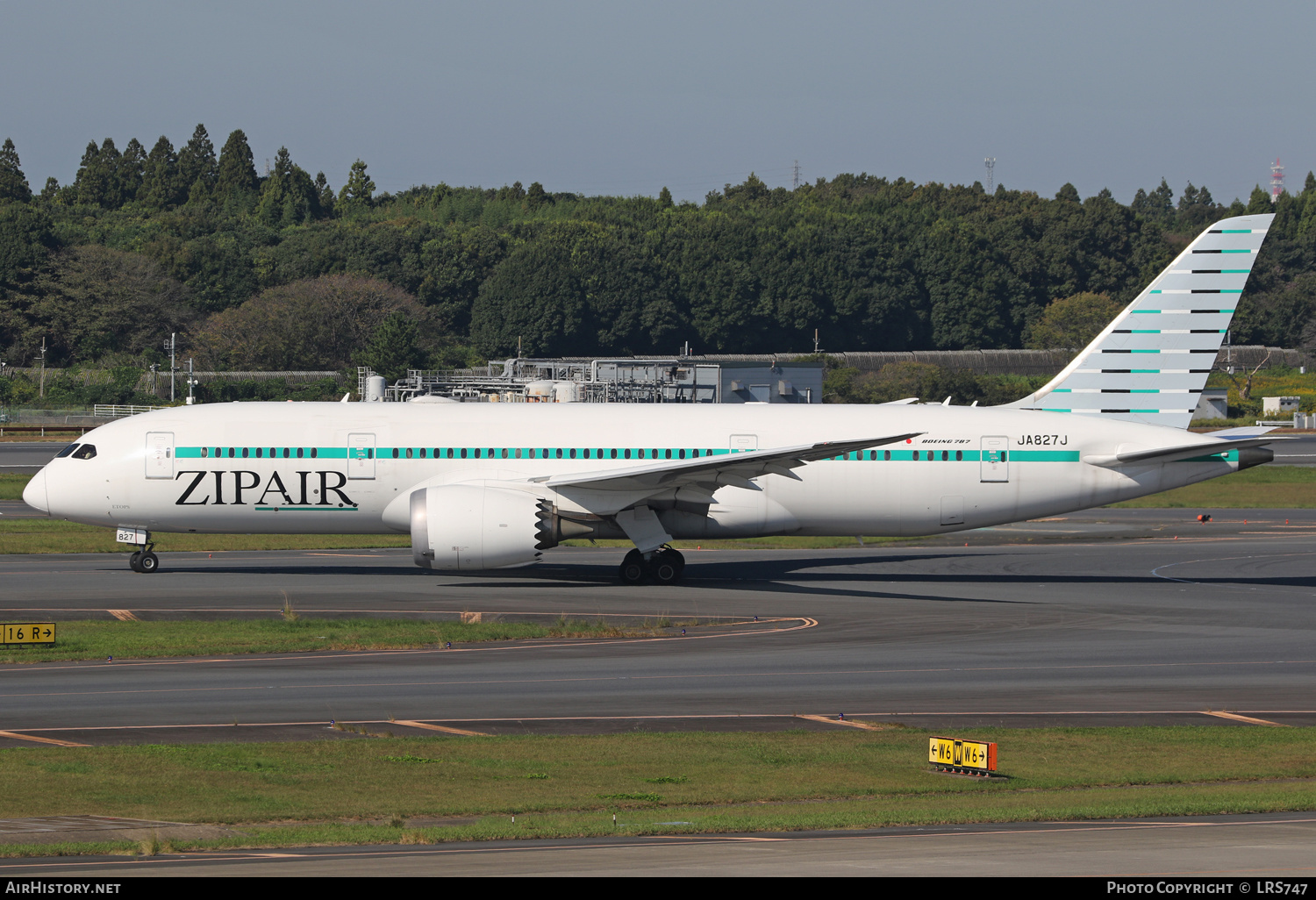 Aircraft Photo of JA827J | Boeing 787-8 Dreamliner | ZipAir | AirHistory.net #628989