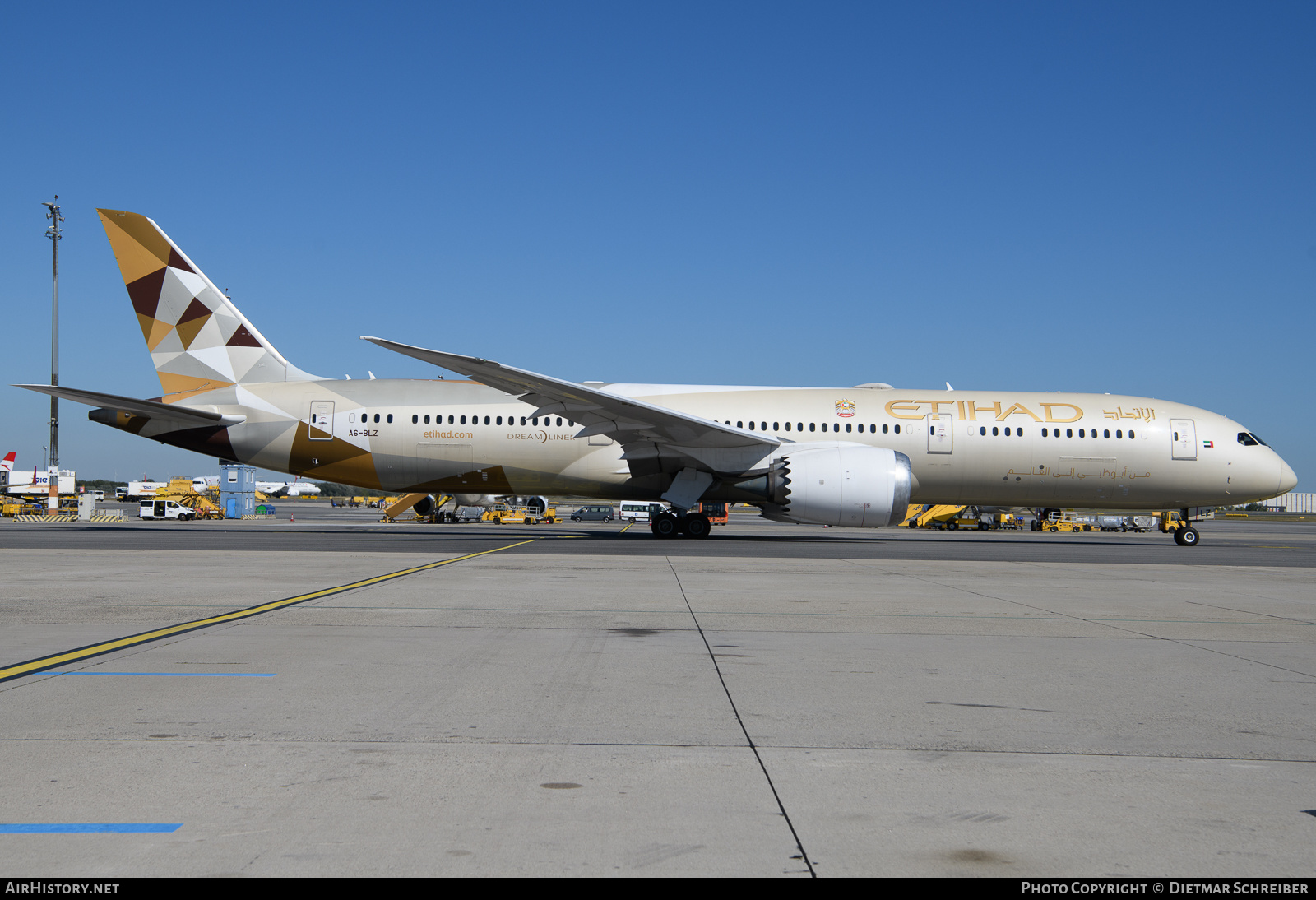 Aircraft Photo of A6-BLZ | Boeing 787-9 Dreamliner | Etihad Airways | AirHistory.net #628990