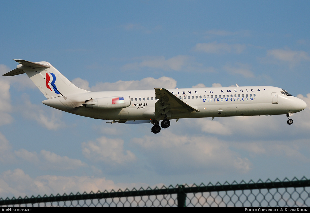 Aircraft Photo of N215US | McDonnell Douglas DC-9-32 | USA Jet Airlines | AirHistory.net #628998