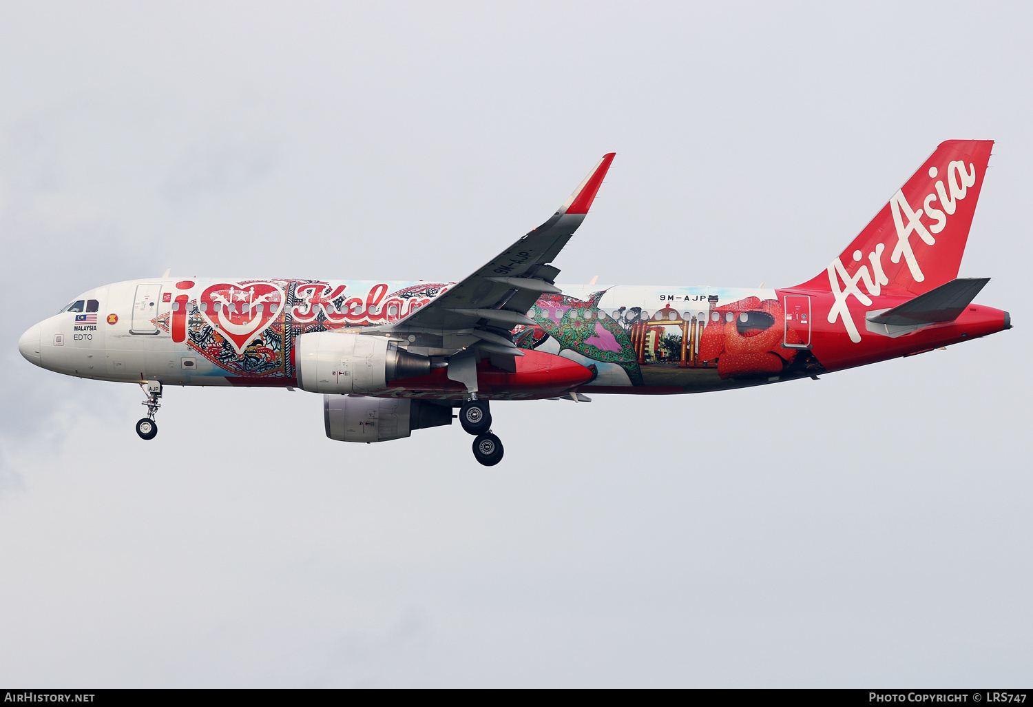 Aircraft Photo of 9M-AJP | Airbus A320-216 | AirAsia | AirHistory.net #629004