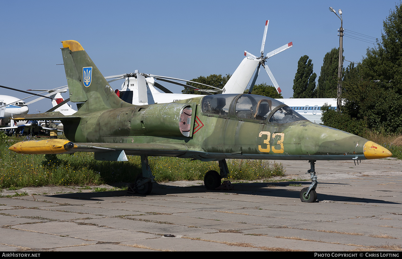 Aircraft Photo of 33 yellow | Aero L-39 Albatros | Ukraine - Air Force | AirHistory.net #629015