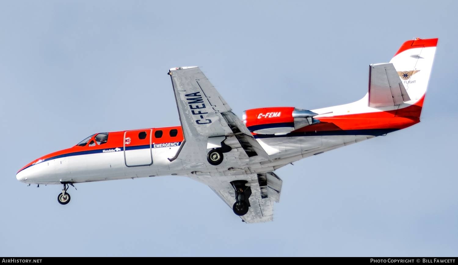 Aircraft Photo of C-FEMA | Cessna S550 Citation S/II | Manitoba Emergency Aero-Medical Services / Life Flight | AirHistory.net #629018