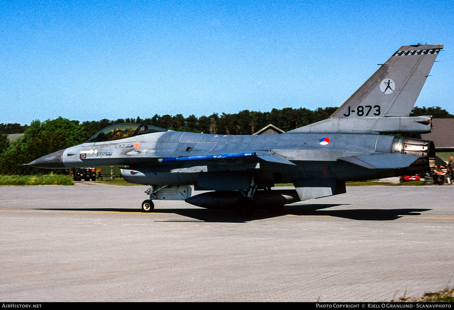 Aircraft Photo of J-873 | General Dynamics F-16A Fighting Falcon | Netherlands - Air Force | AirHistory.net #629027