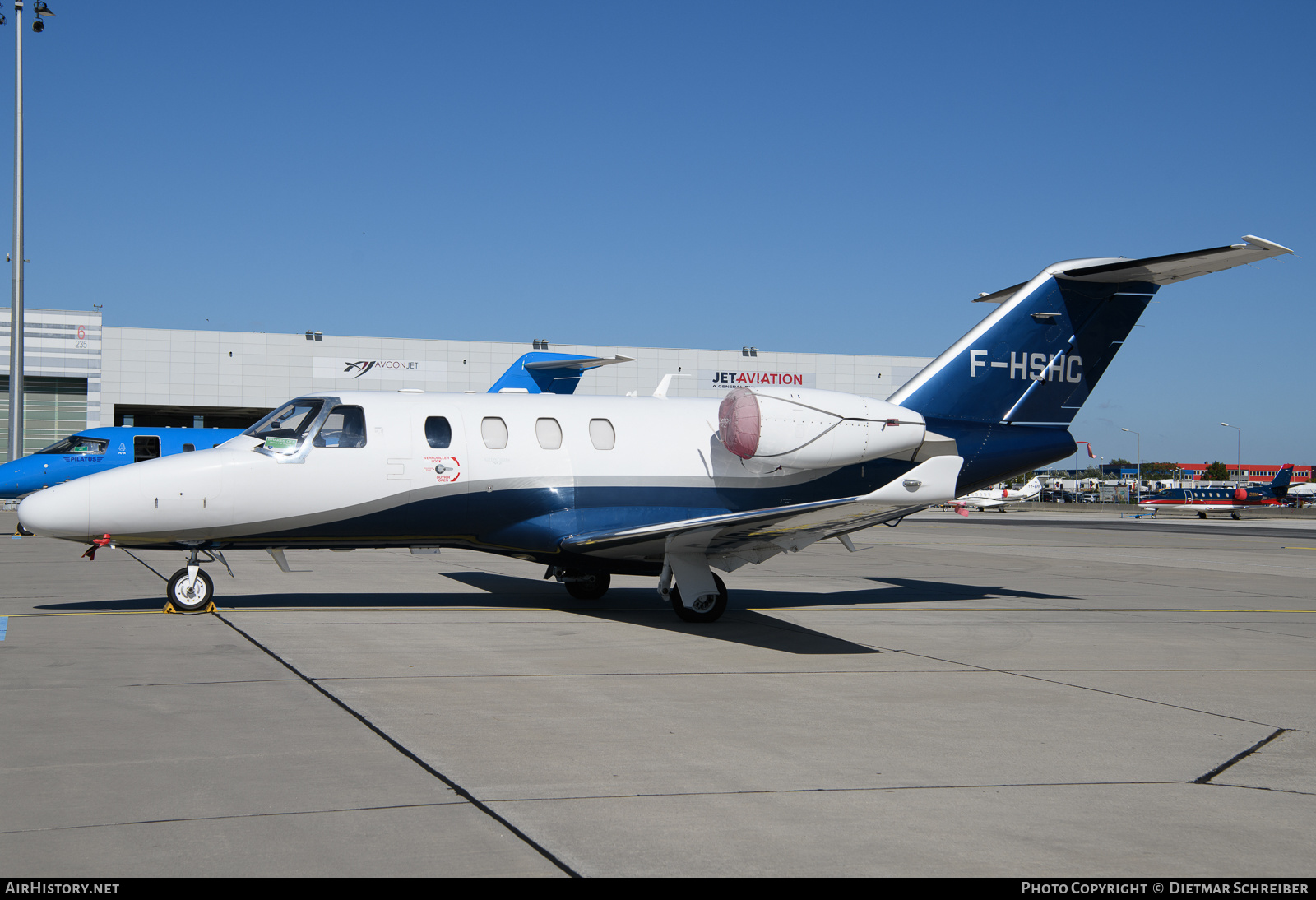 Aircraft Photo of F-HSHC | Cessna 525 CitationJet M2 | AirHistory.net #629028