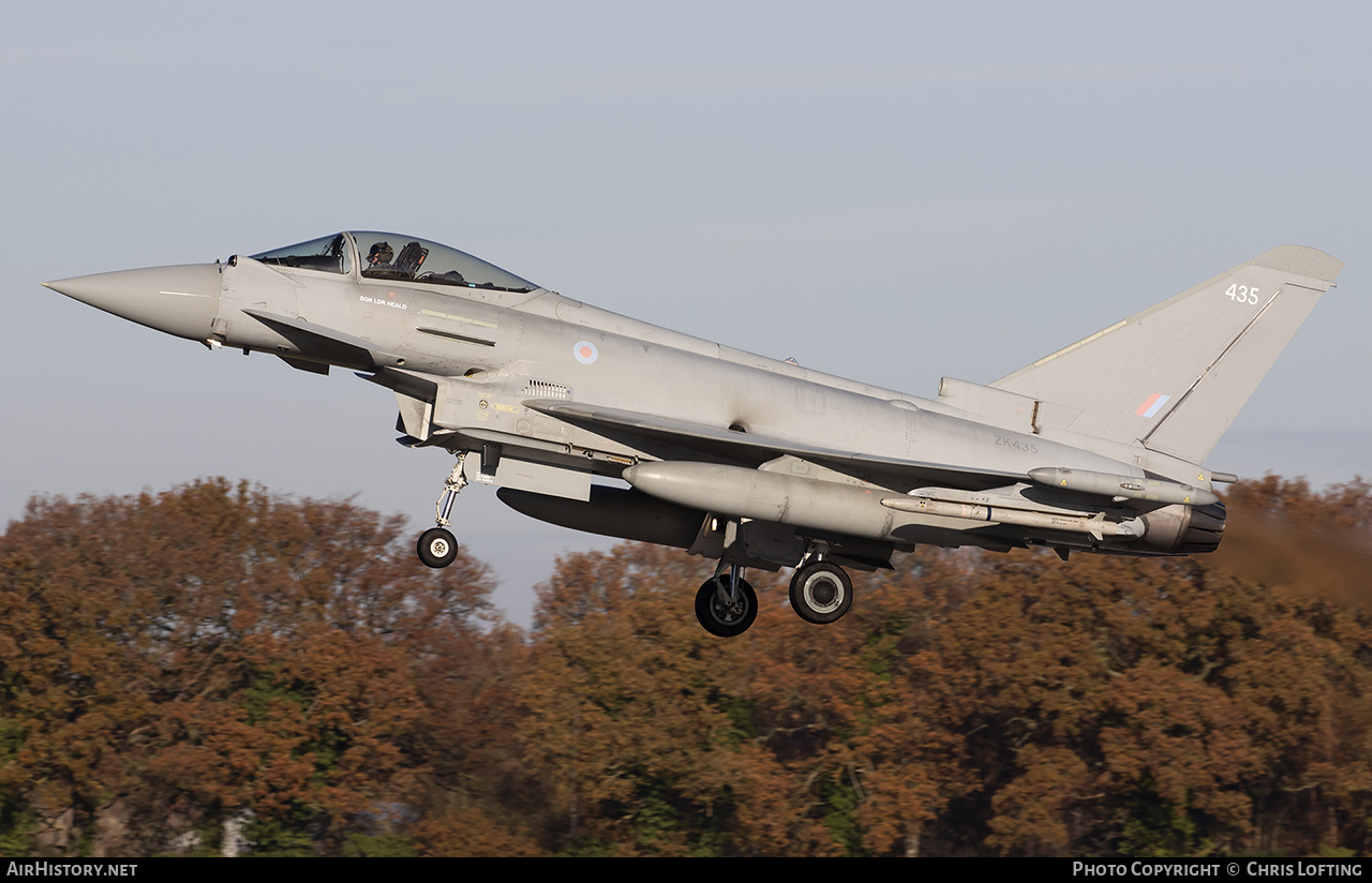 Aircraft Photo of ZK435 | Eurofighter EF-2000 Typhoon FGR4 | UK - Air Force | AirHistory.net #629047