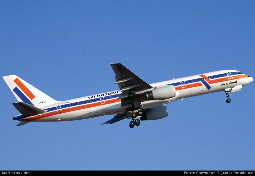 Aircraft Photo of G-MONC | Boeing 757-2T7 | Air Holland | AirHistory.net #629049