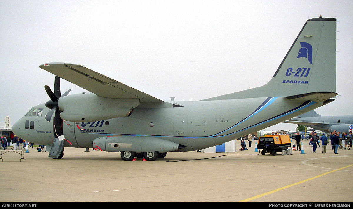Aircraft Photo of I-FBAX | Alenia C-27J Spartan | AirHistory.net #629065