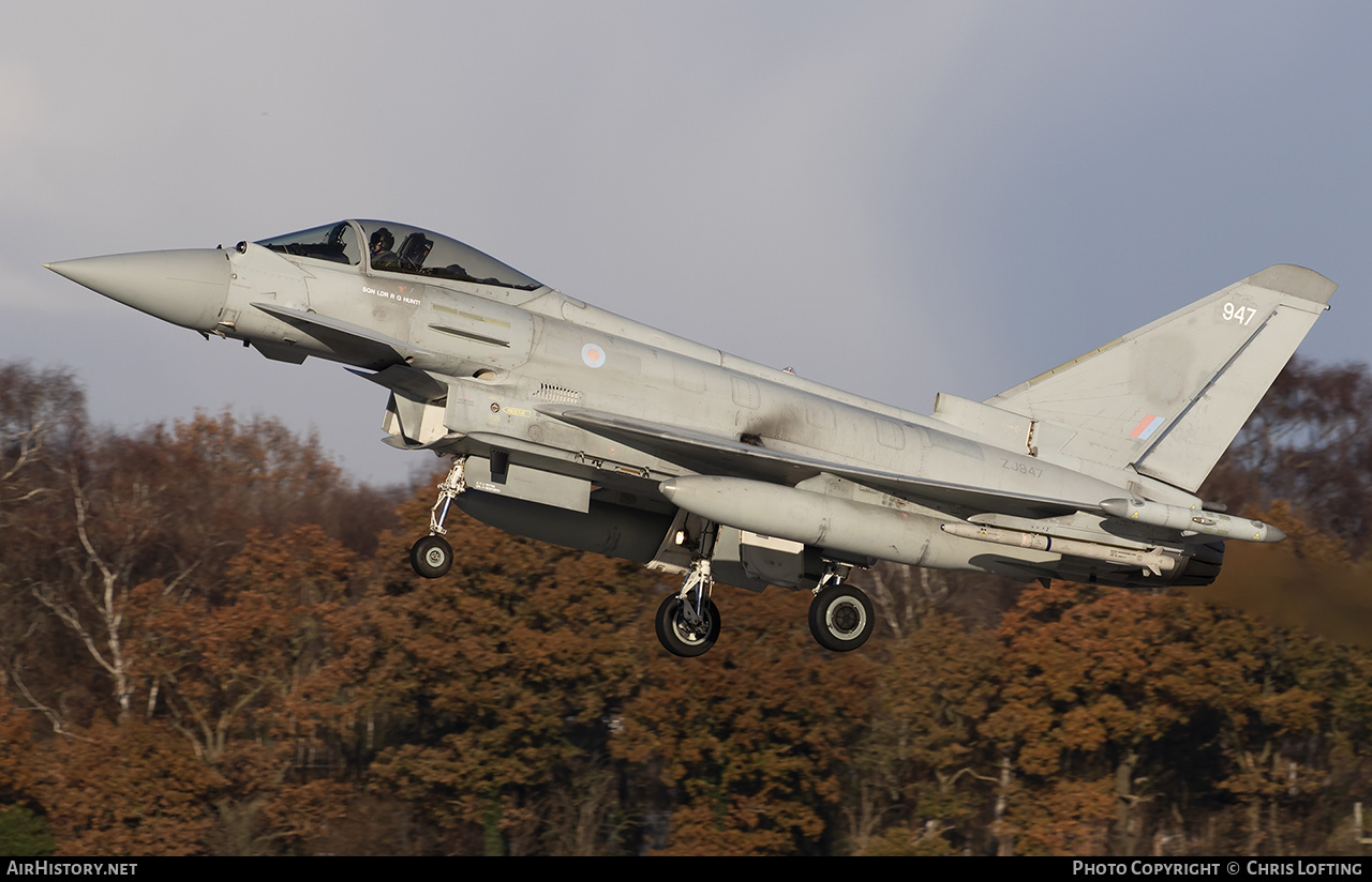 Aircraft Photo of ZJ947 | Eurofighter EF-2000 Typhoon FGR4 | UK - Air Force | AirHistory.net #629084