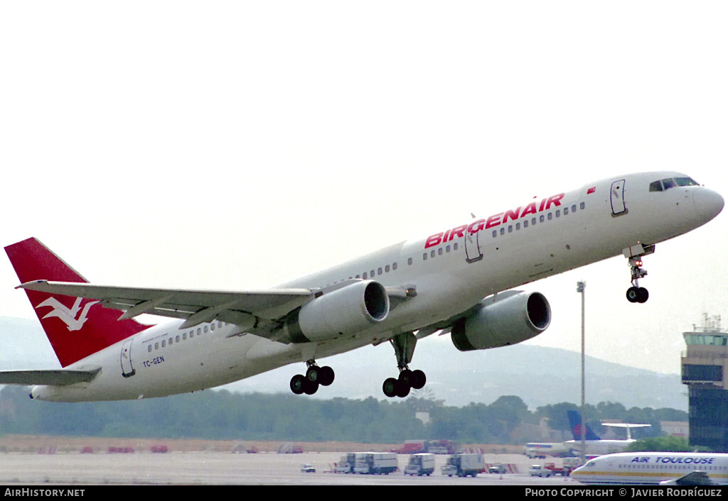 Aircraft Photo of TC-GEN | Boeing 757-225 | Birgenair | AirHistory.net #629090