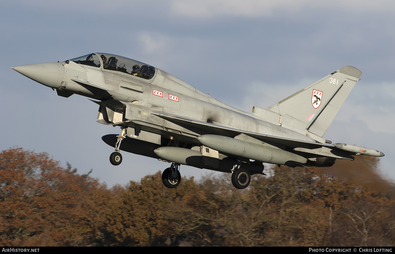Aircraft Photo of ZK381 | Eurofighter EF-2000 Typhoon T3 | UK - Air Force | AirHistory.net #629102