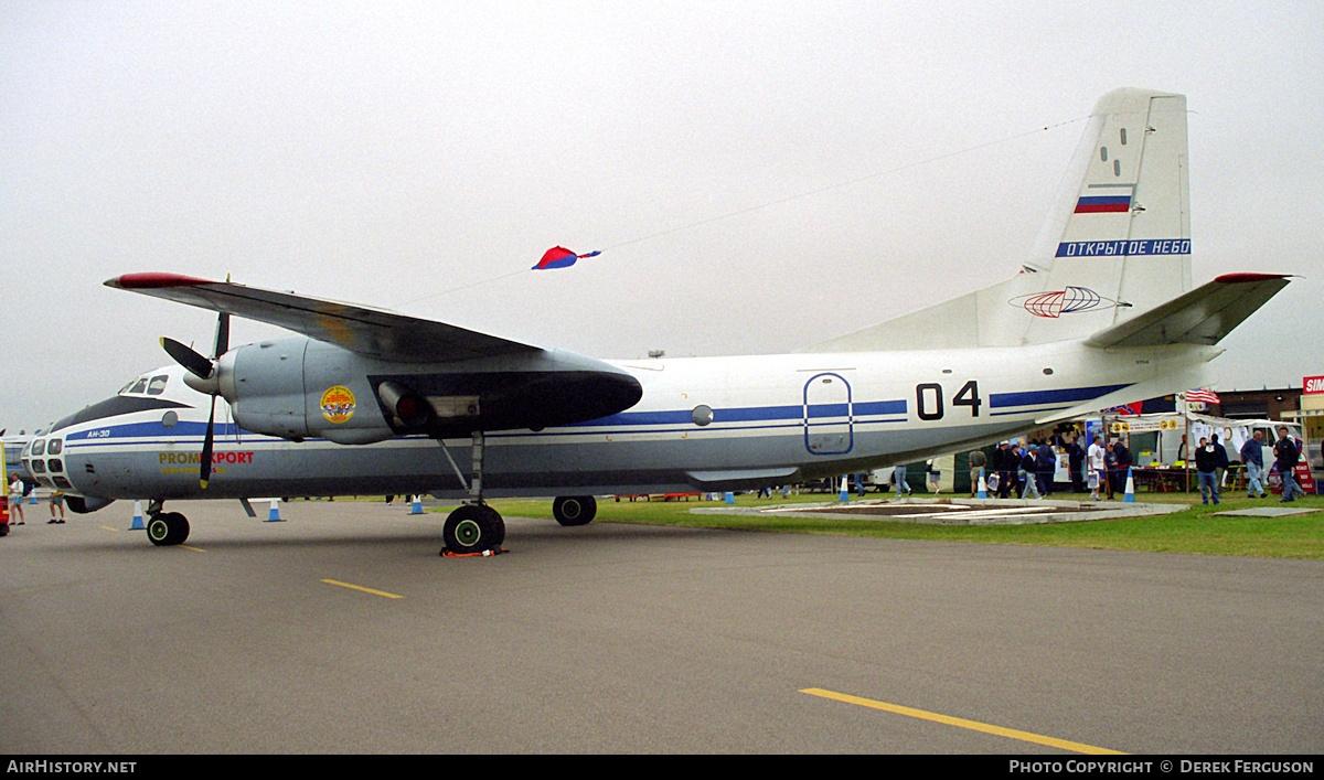 Aircraft Photo of 04 black | Antonov An-30B | Russia - Air Force | AirHistory.net #629106