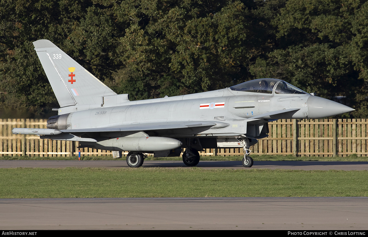 Aircraft Photo of ZK339 | Eurofighter EF-2000 Typhoon FGR4 | UK - Air Force | AirHistory.net #629111