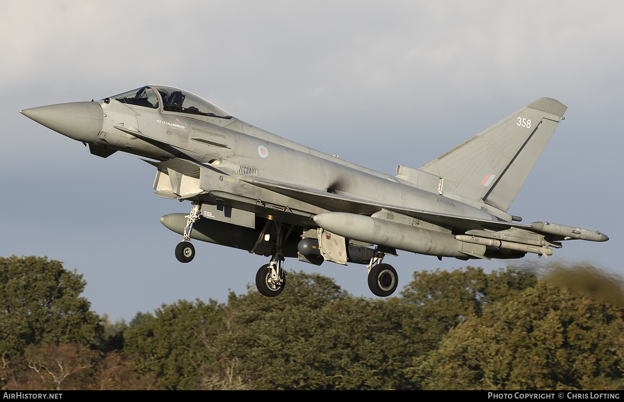 Aircraft Photo of ZK358 | Eurofighter EF-2000 Typhoon FGR4 | UK - Air Force | AirHistory.net #629121