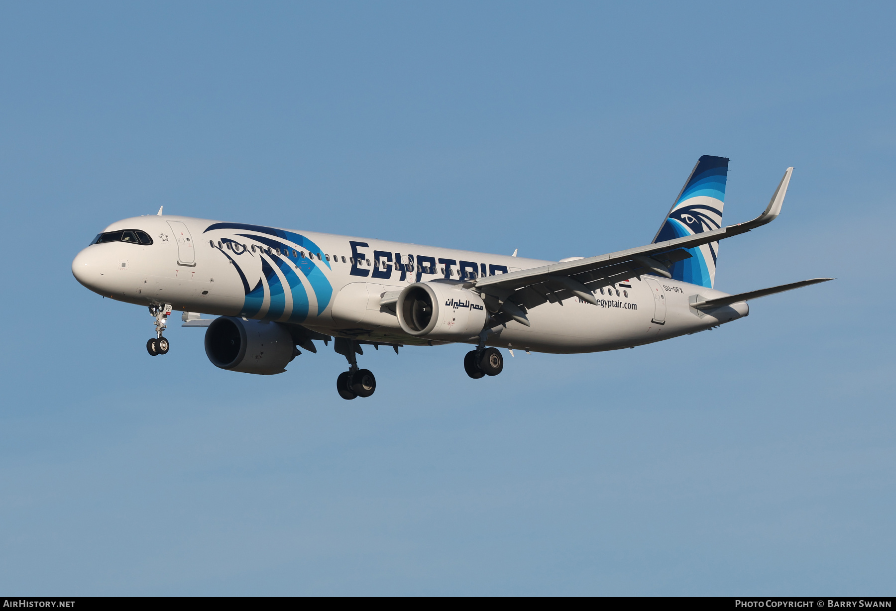 Aircraft Photo of SU-GFX | Airbus A321-251NX | EgyptAir | AirHistory.net #629157