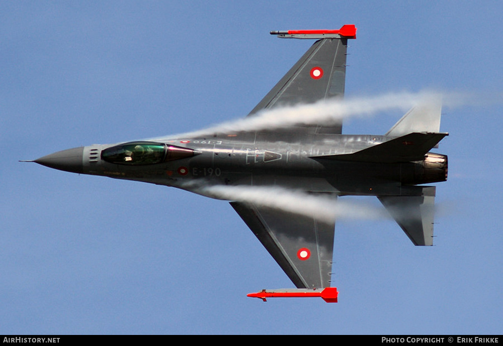 Aircraft Photo of E-190 | General Dynamics F-16AM Fighting Falcon | Denmark - Air Force | AirHistory.net #629164