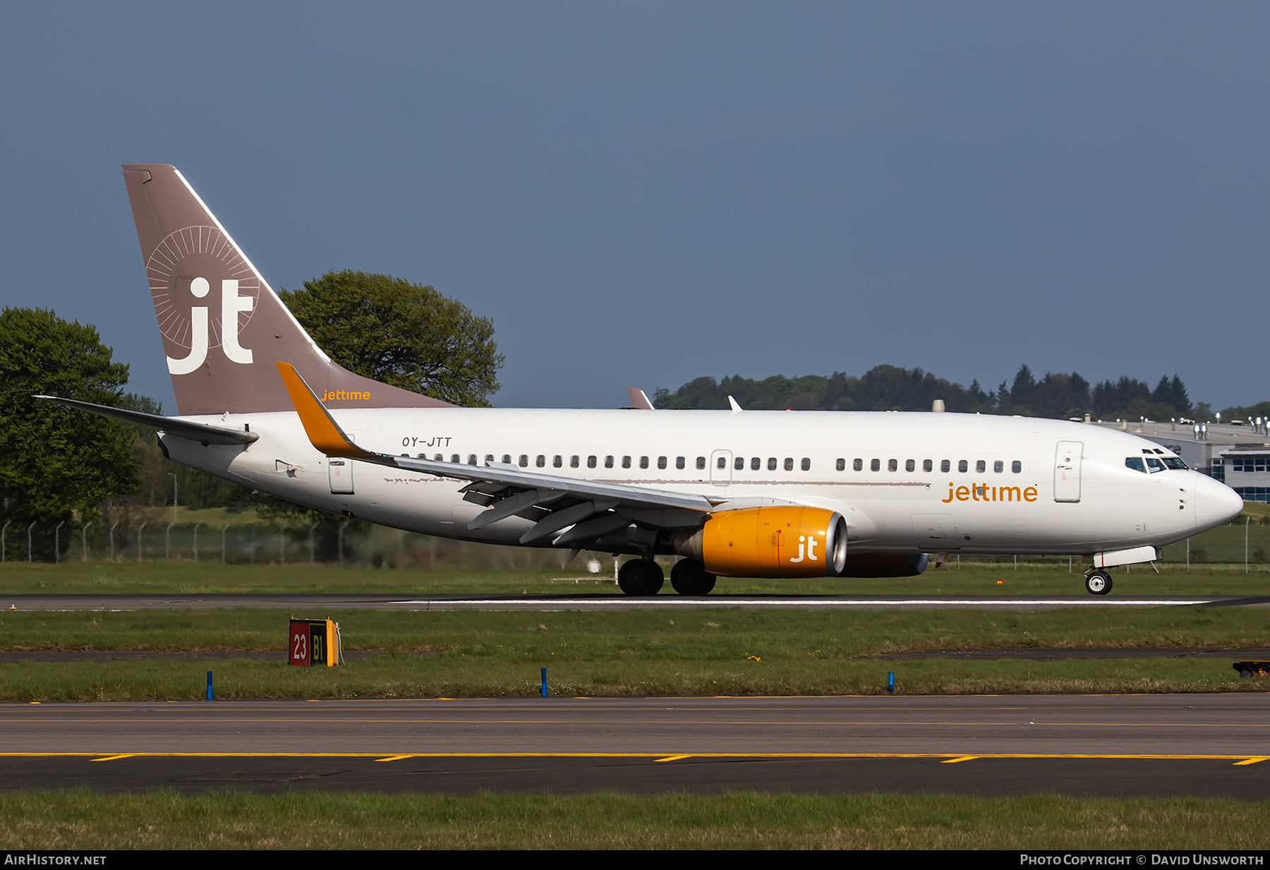 Aircraft Photo of OY-JTT | Boeing 737-73S | Jettime | AirHistory.net #629166