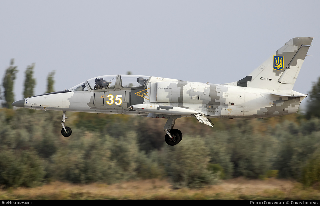 Aircraft Photo of 35 white | Aero L-39 Albatros | Ukraine - Air Force | AirHistory.net #629177