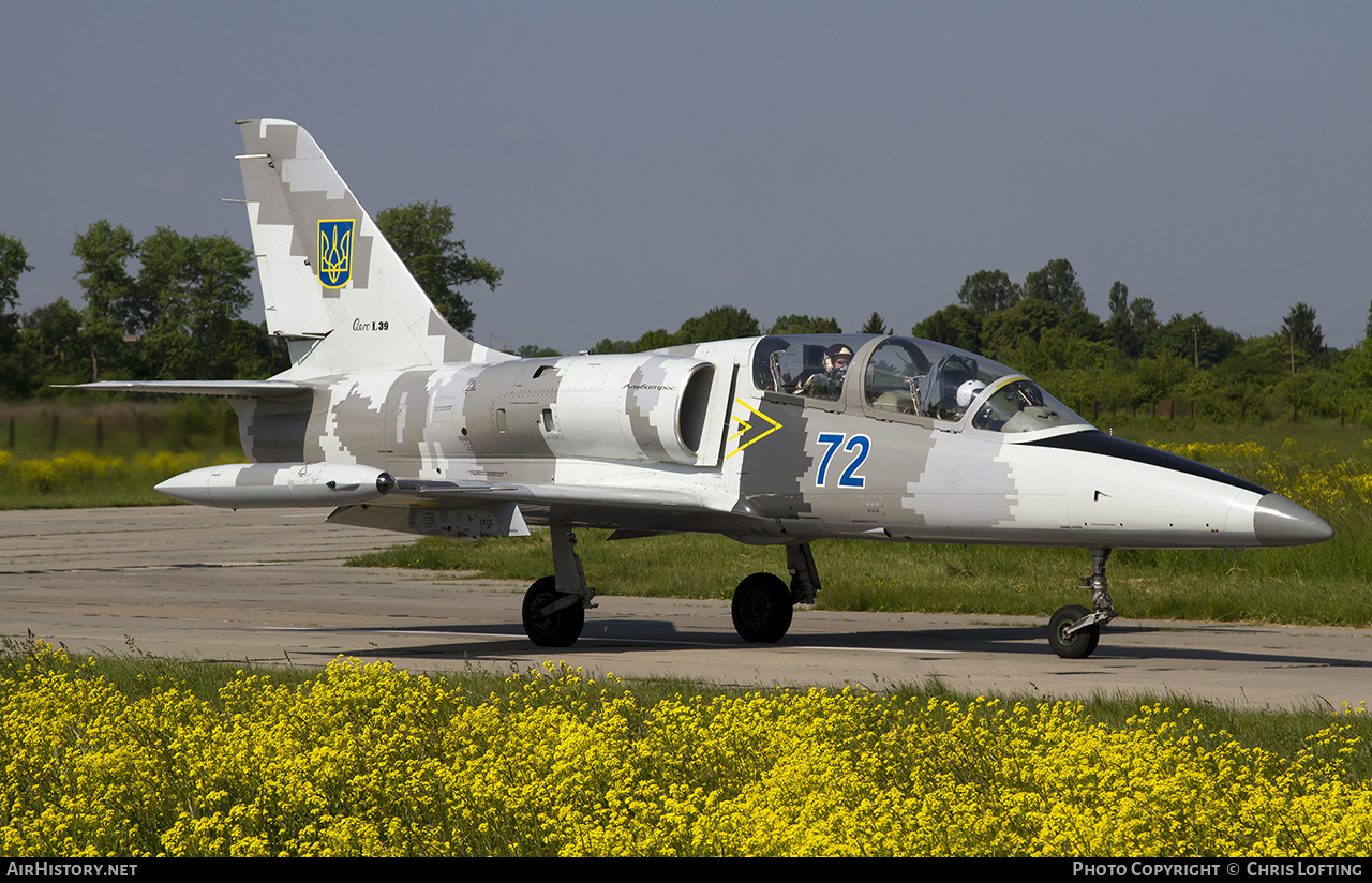 Aircraft Photo of 72 blue | Aero L-39 Albatros | Ukraine - Air Force | AirHistory.net #629178