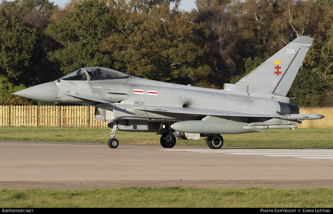 Aircraft Photo of ZK339 | Eurofighter EF-2000 Typhoon FGR4 | UK - Air Force | AirHistory.net #629184