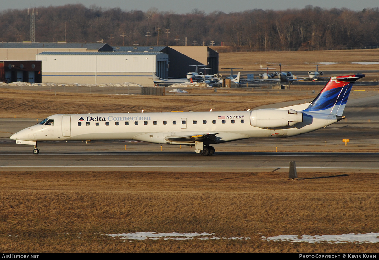 Aircraft Photo of N578RP | Embraer ERJ-145LR (EMB-145LR) | Delta Connection | AirHistory.net #629189