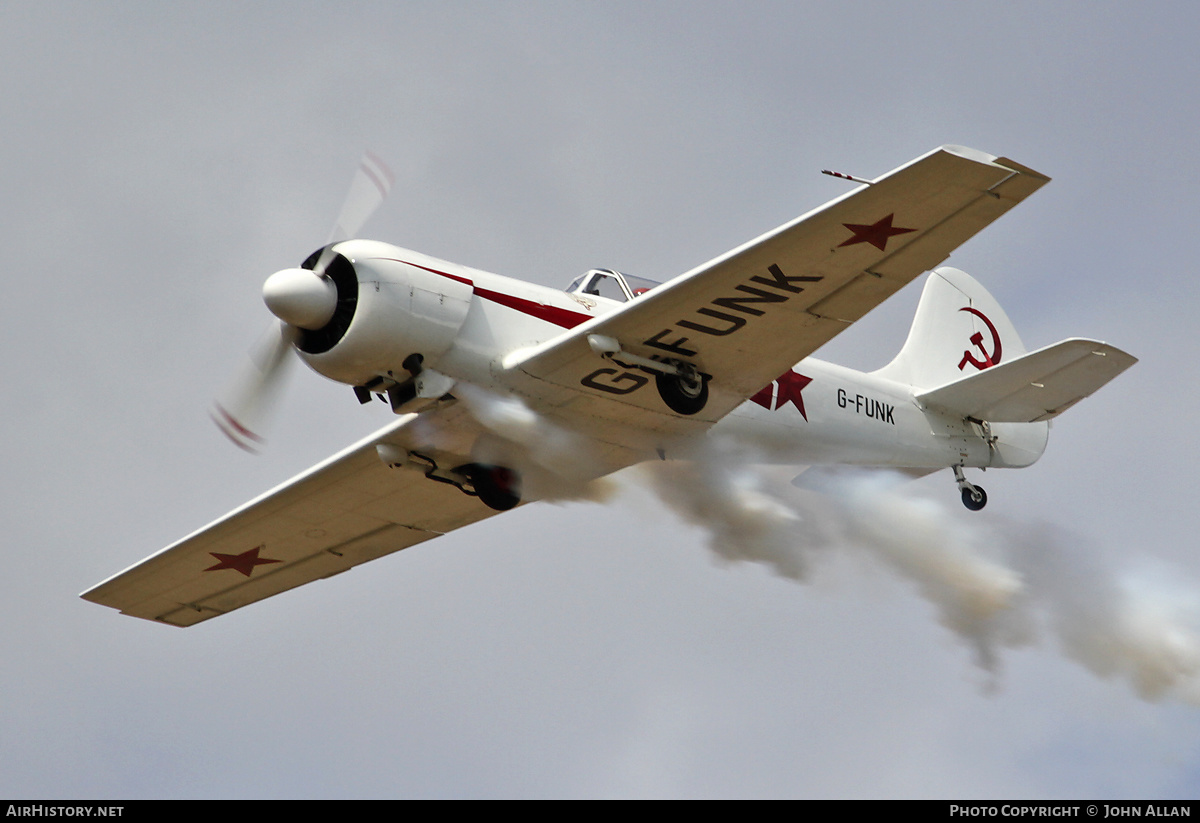 Aircraft Photo of G-FUNK | Yakovlev Yak-50 | Russia - Air Force | AirHistory.net #629197