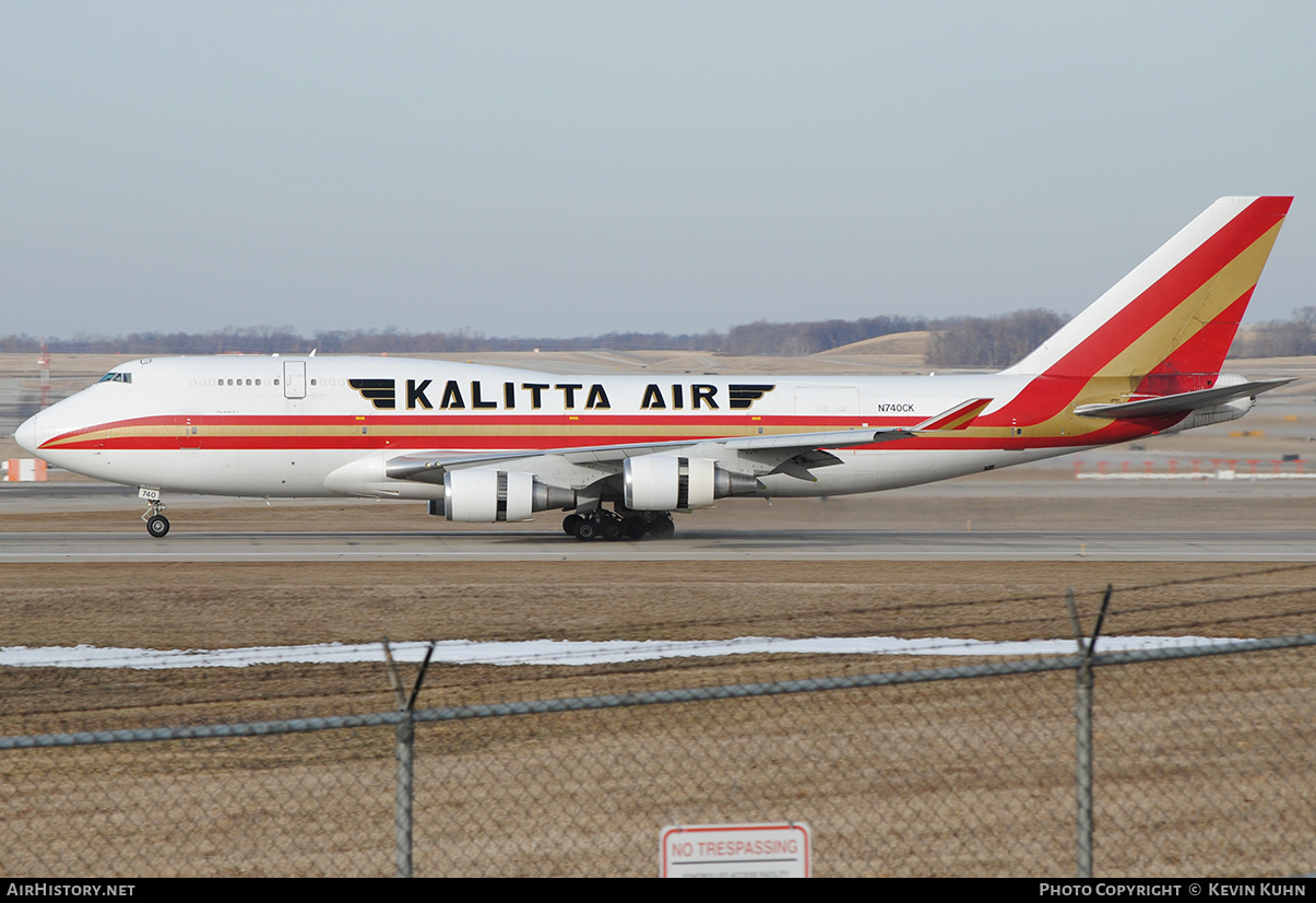 Aircraft Photo of N740CK | Boeing 747-4H6(BCF) | Kalitta Air | AirHistory.net #629212