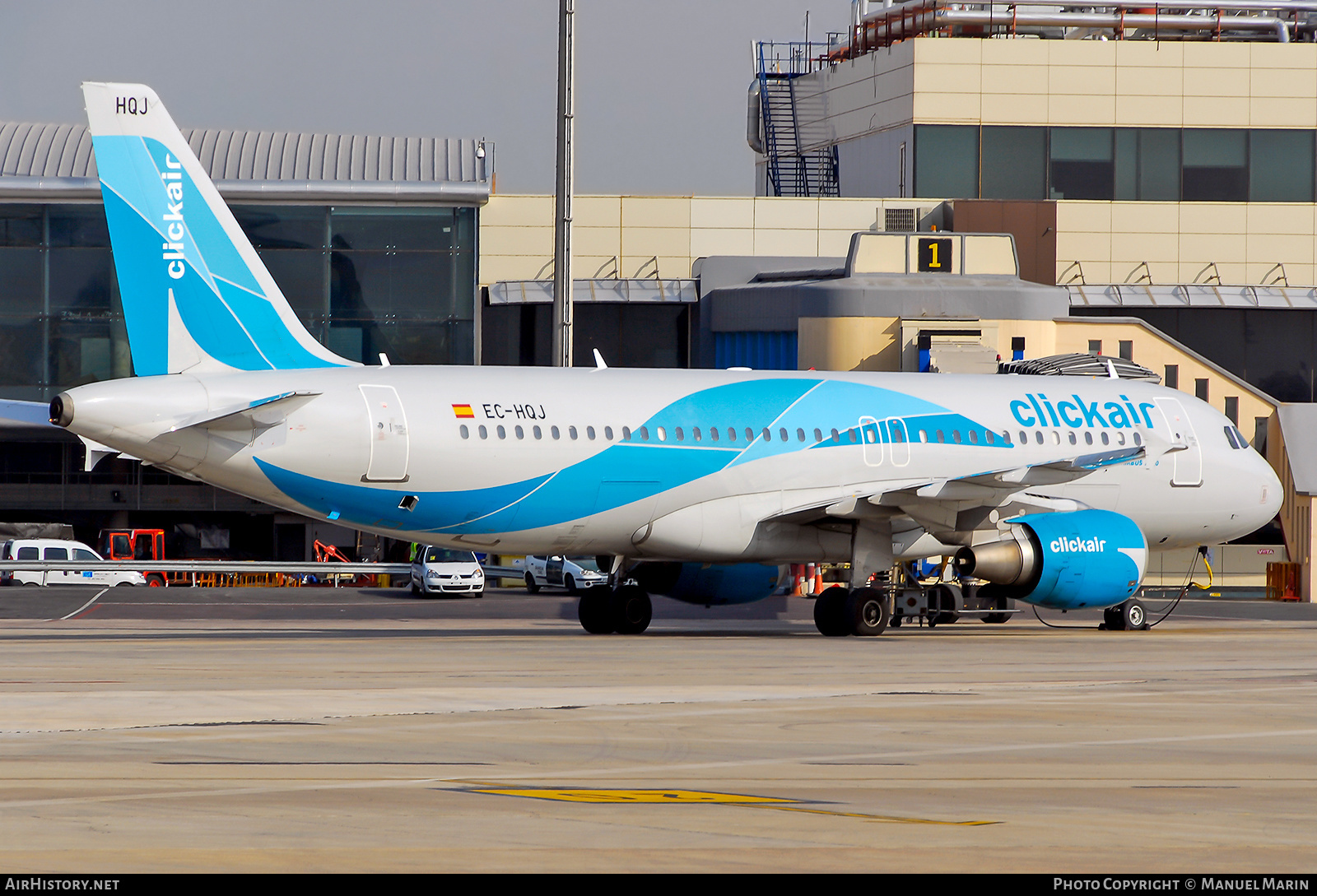 Aircraft Photo of EC-HQJ | Airbus A320-214 | Clickair | AirHistory.net #629237