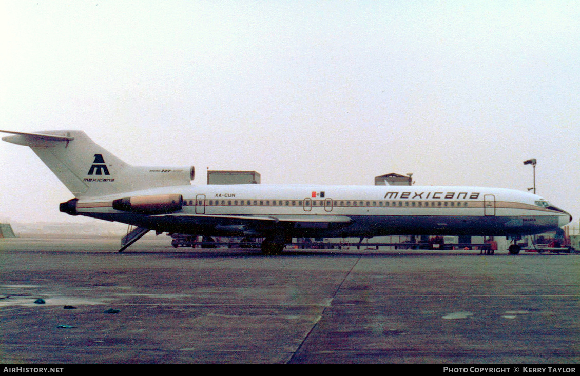 Aircraft Photo of XA-CUN | Boeing 727-264 | Mexicana | AirHistory.net #629247