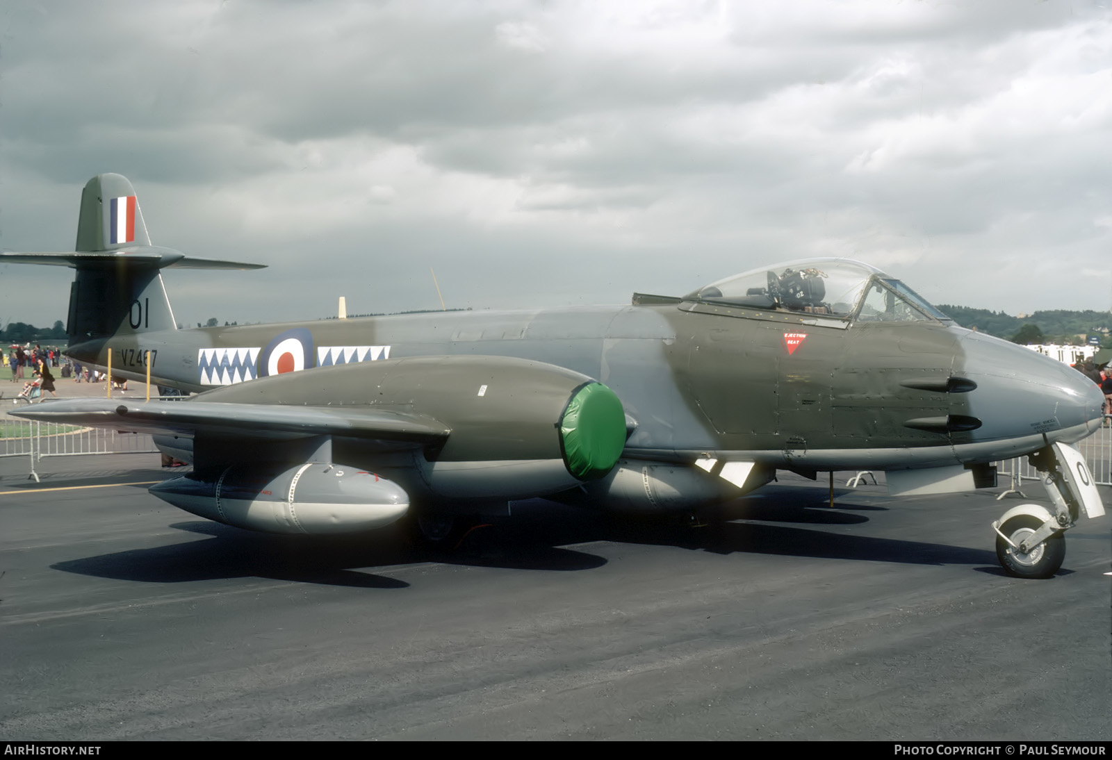 Aircraft Photo of VZ467 | Gloster Meteor F8 | UK - Air Force | AirHistory.net #629253