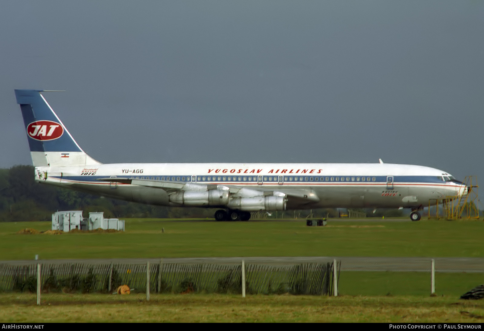 Aircraft Photo of YU-AGG | Boeing 707-340C | JAT Yugoslav Airlines - Jugoslovenski Aerotransport | AirHistory.net #629259