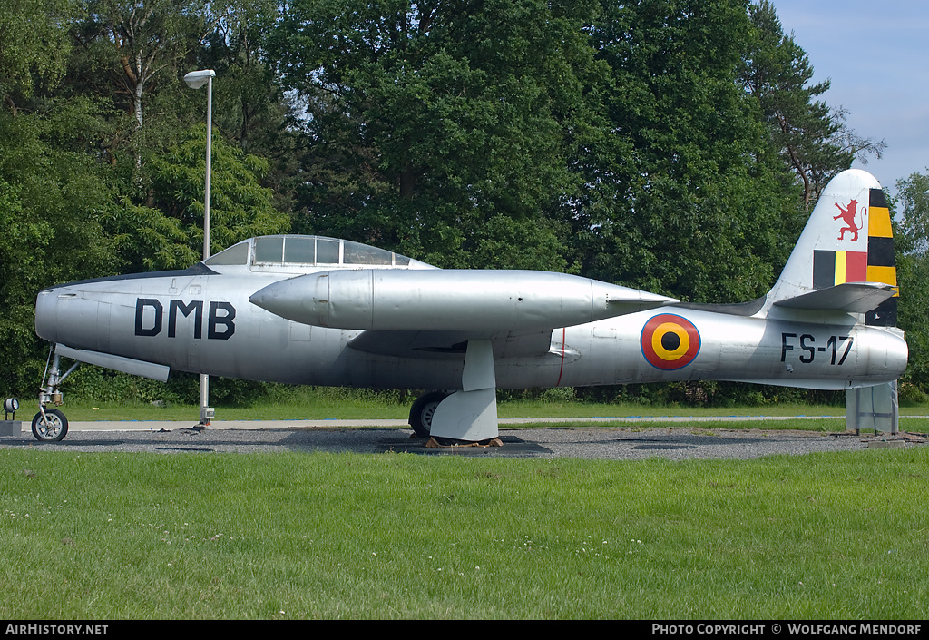 Aircraft Photo of FS-17 | Republic F-84E Thunderjet | Belgium - Air Force | AirHistory.net #629298