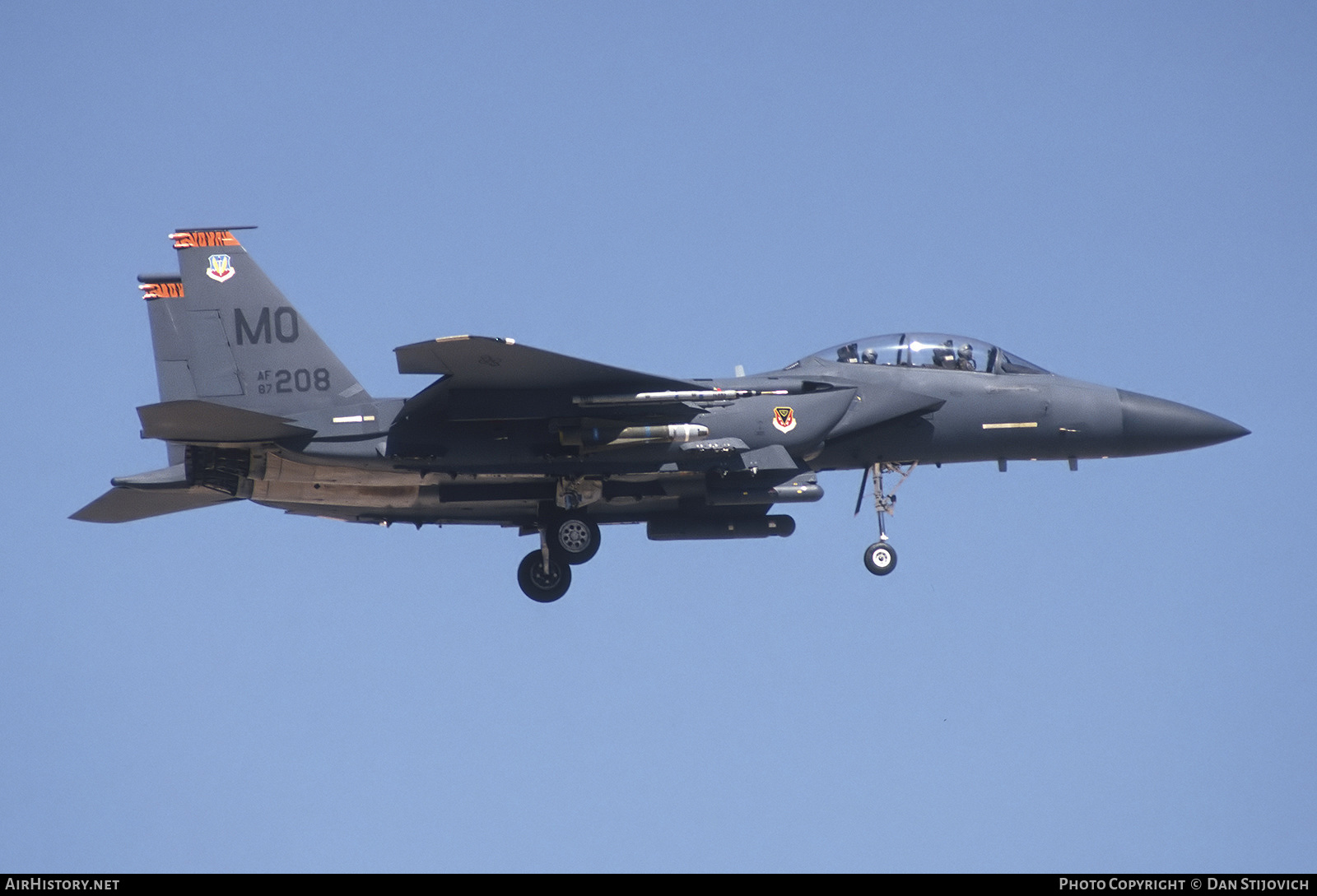 Aircraft Photo of 87-0208 / AF87-208 | McDonnell Douglas F-15E Strike Eagle | USA - Air Force | AirHistory.net #629313