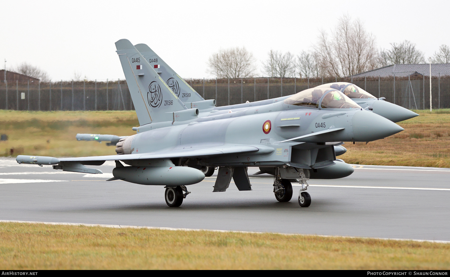 Aircraft Photo of QA415 / ZR516 | Eurofighter EF-2000 Typhoon | Qatar - Air Force | AirHistory.net #629320