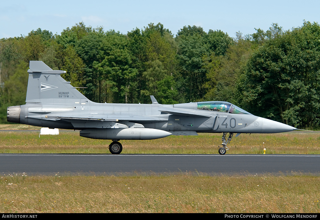 Aircraft Photo of 40 | Saab JAS 39C Gripen | Hungary - Air Force | AirHistory.net #629326